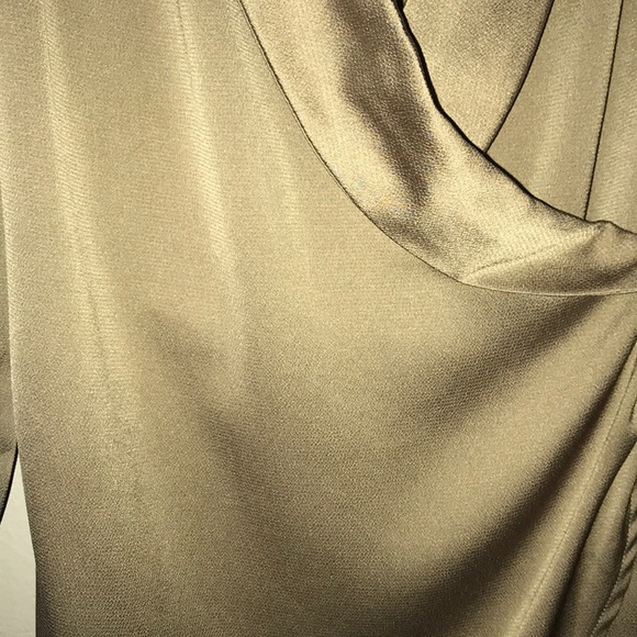 Missguided Satin Wrap Dress - Picture 5 of 5